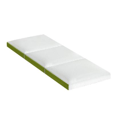 giselle bedding foldable mattress folding bed mat camping trifold single green