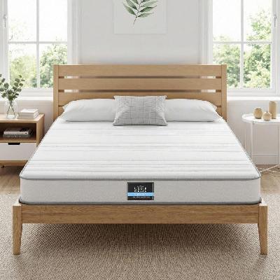 giselle king mattress 20cm with reinforced edge support egg-crate foam