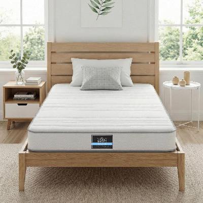 giselle single mattress 20cm with reinforced edge support egg-crate foam