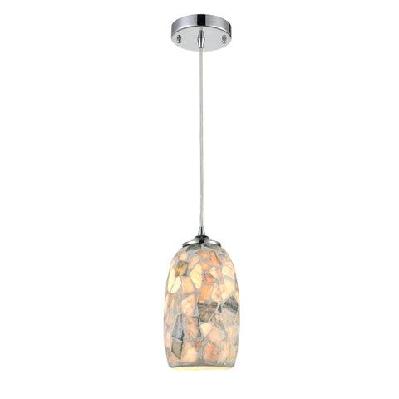 glaze pendant lamp light interior es light stone mosaic glass ellipse od136mm