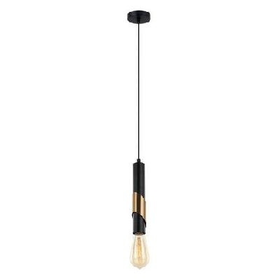 golda pendant lamp light interior es matte black antique brass plate tube od50mm