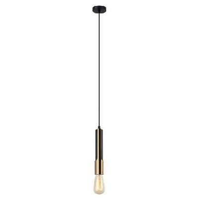 golda pendant lamp light interior es matte black vertical brass plate tube od50mm