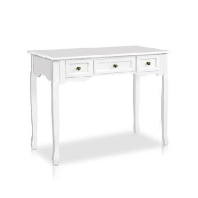 hall console table hallway side dressing entry wooden french drawer white