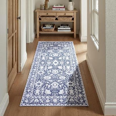 hallway runner rug 80x180cm soft velvet washable modern kitchen mat