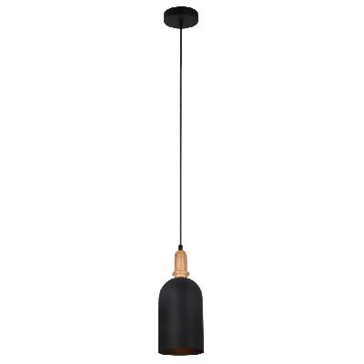 horten pendant lamp light interior es matte black oblong od150mm