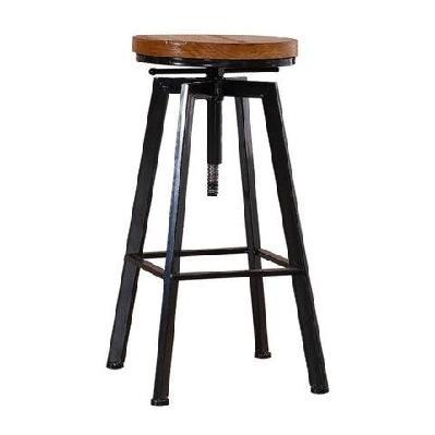 industrial bar stools kitchen stool wooden barstools swivel chair vintage