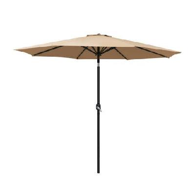 instahut outdoor umbrella umbrellas beach pole garden tilt sun patio uv 2.7m