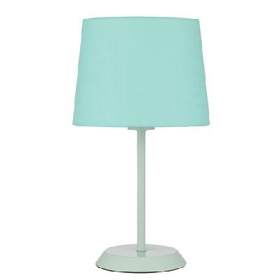 jaxon contemporary table desk lamp light metal fabric green