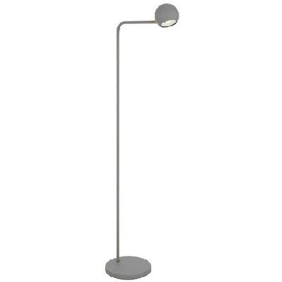 jeremy contemporary standing floor lamp light metal grey antique brass sand