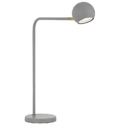 jeremy contemporary table desk lamp light metal grey antique brass sand