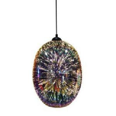 kelper modern hanging pendant lamp - chrome colour