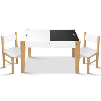 kids table and chair set activity chalkboard toys storage desk drawing