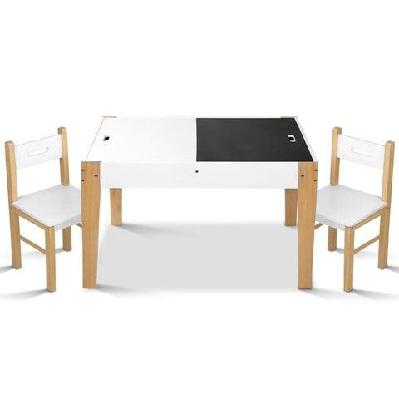 kids table and chair set activity chalkboard toys storage desk drawing