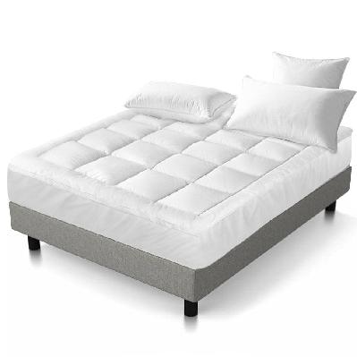 king single mattress topper bamboo fibre pillowtop protector
