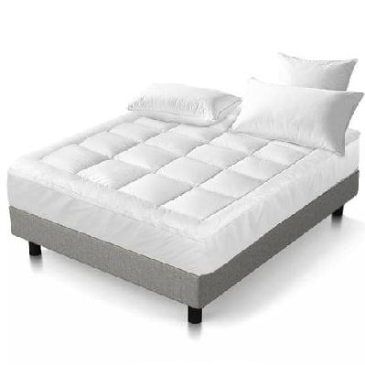 king single mattress topper bamboo fibre pillowtop protector