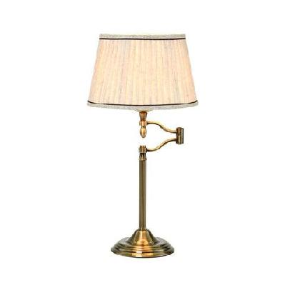 kira modern elegant french design table lamp desk light - brass and cream