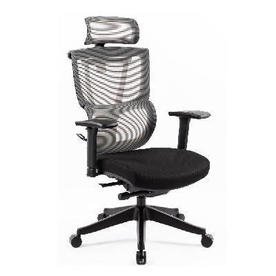 kiran high mesh back fabric seat full adjustable ergonomic computer office working chair black