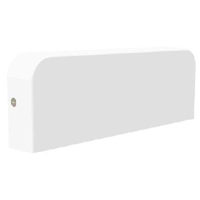kuk wall light surface mounted 10w rectangular matte white 3000k ip54 670lm