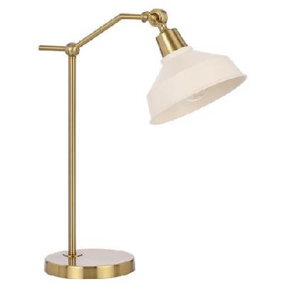 kylan modern table desk lamp light metal antique gold gloss matte
