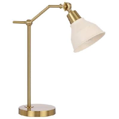 kylan modern table desk lamp light metal antique gold gloss matte