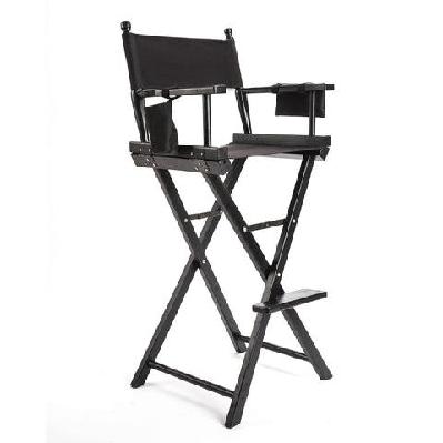 la bella black folding tall chair dark humor movie director 75cm