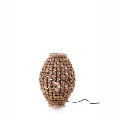lala modern elegant table lamp desk light small - natural
