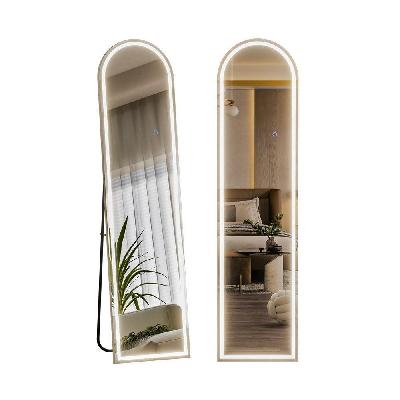 led full length mirror floor dressing mirror 160cm