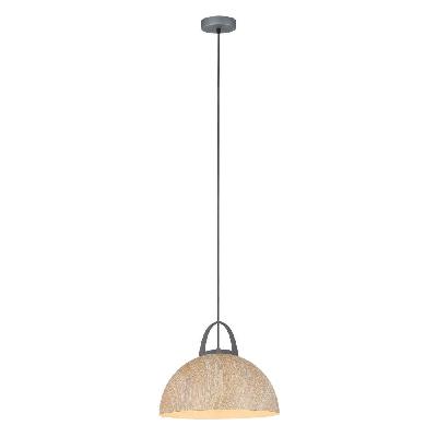 legna pendant lamp light interior es natural oak dome od305mm