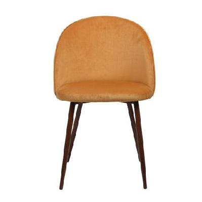 levede 4x dining chairs seat french mustard