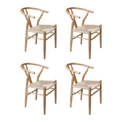 levede 4x dining chairs wooden hans