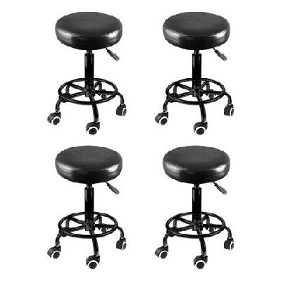 levede 4x salon stool swivel bar stools