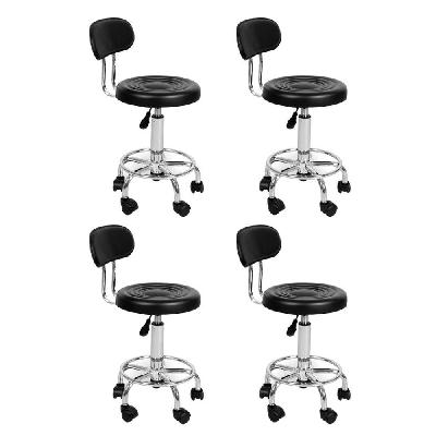 levede 4x salon stool swivel bar stools