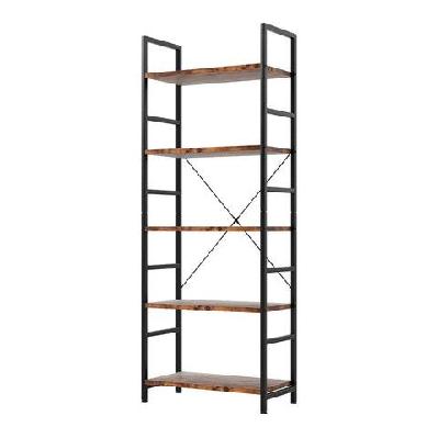 levede 5-tier industrial bookshelf bookcase 157.5cm