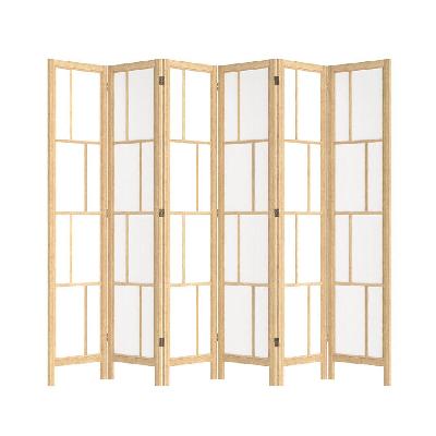 levede 6 panel room divider 170cm freestanding screen