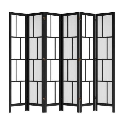 levede 6 panel room divider 170cm freestanding screen
