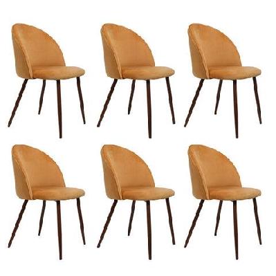 levede 6x dining chairs seat french