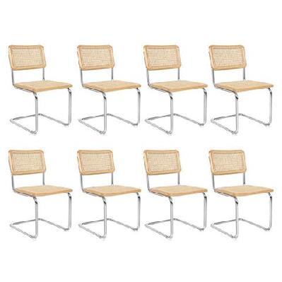 levede 6x rattan chair dining chairs