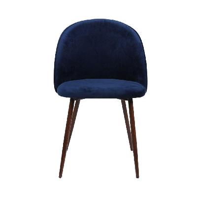 levede 8x dining chairs seat french navy