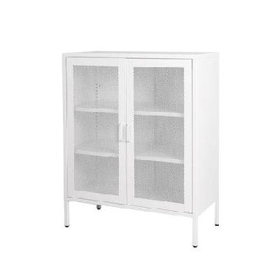 levede adjustable buffet sideboard cabinet raised base kitchen storage cupboard