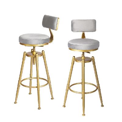 levede bar stools kitchen stool chair swivel barstools velvet padded seat grey