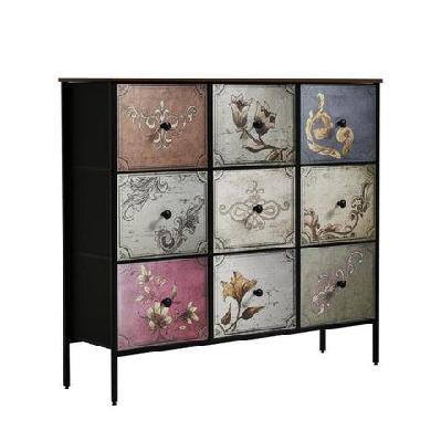 levede  chest of 9 drawers  storage cabinet tower retro dresser vintage tallboy