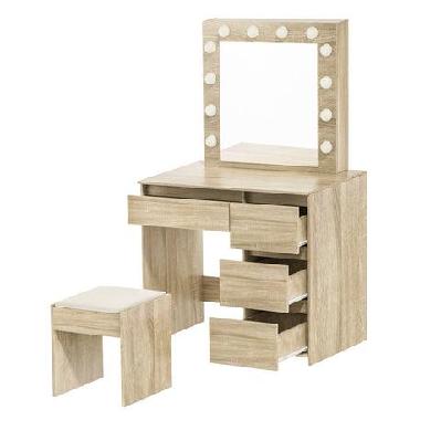 levede dressing table stool set makeup mirror led