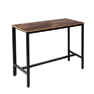 levede high bar table nordic industrial stylish modern pub wood 120cmx40cm