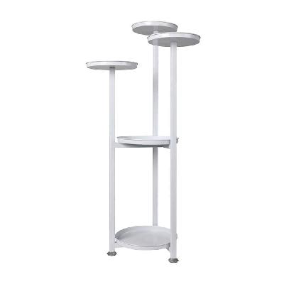 levede plant stand outdoor indoor flower pots rack garden shelf white 100cm