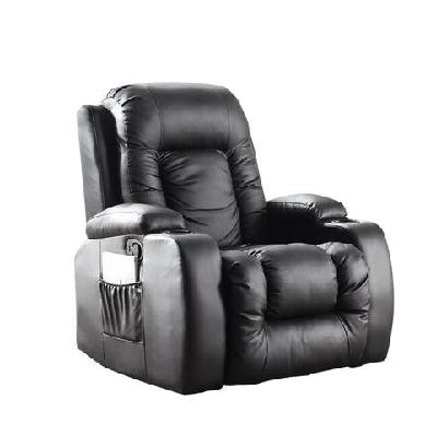 levede recliner chair electric massage chairs leather lounge sofa heated black