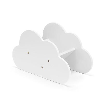 liam kids furniture cloud design book caddy display cabinet - white