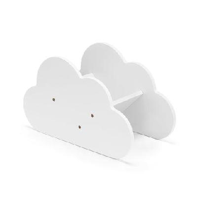 liam kids furniture cloud design book caddy display cabinet - white