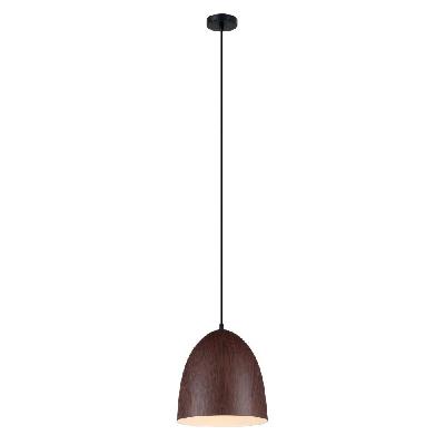ligna pendant lamp light interior es black walnut oblong od250mm