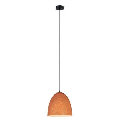 ligna pendant lamp light interior es cherry cinnamon oblong od250mm