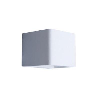 london wall light interior surface mounted up/down 6w cube matte white 3000k 450lm